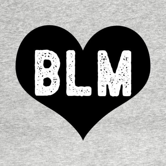 BLM - Black Lives Matter Black Heart by TrendHawk